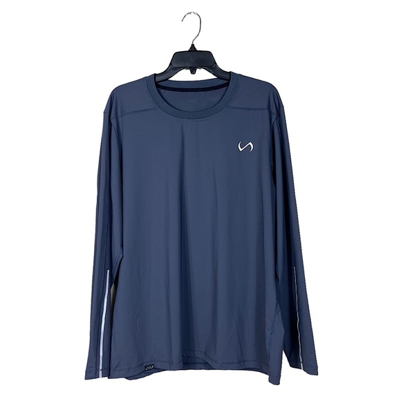 TLF Take Life Further Crewneck Long Sleeve Pullover Reflective Stripe Size XL - Picture 2 of 5